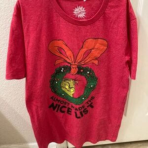 Dr. Seuss Red Grinch Graphic Tee